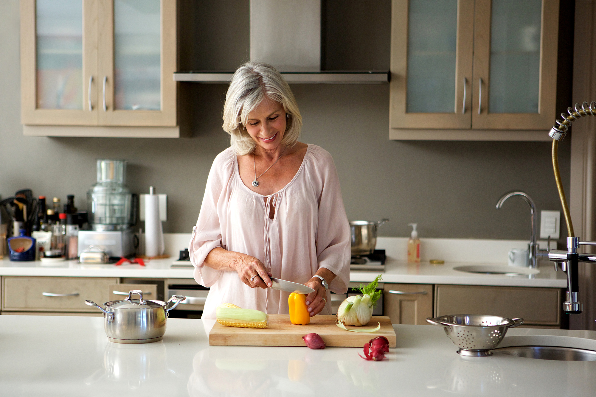 woman cooking